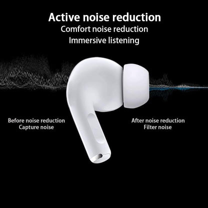 LED Display Noise-Canceling Bluetooth Earbuds