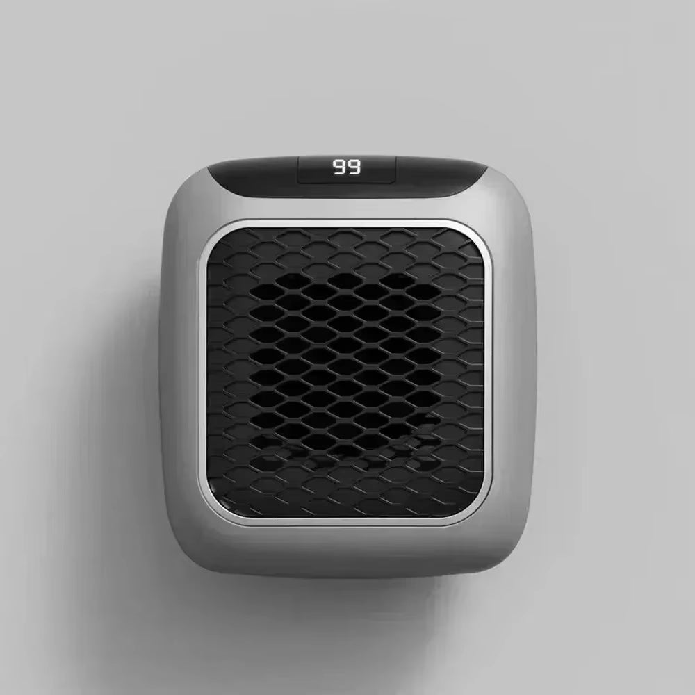 800W Mini Heater for Home Small Bathroom Heating Fans Wall Mounted PTC Ceramic Electric Heater with Remote Control Household